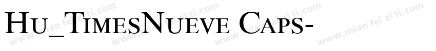 Hu_TimesNueve Caps字体转换